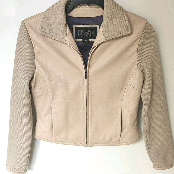 Wilsons Leather Jackets & Blazers - Wilsons Leather Women's Collared Jacket